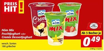 Nah&Frisch Nöm Mix Fruchtjoghurt oder Cremix Dessertjoghurt 180g Angebot