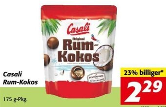 Nah&Frisch Casali Rum-Kokos 175 g Angebot