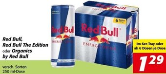 Nah&Frisch Red Bull, Red Bull The Edition oder Organics by Red Bull 250 ml Angebot