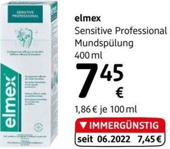 dm Elmex Sensitive Professional Mundspülung 400 ml Angebot