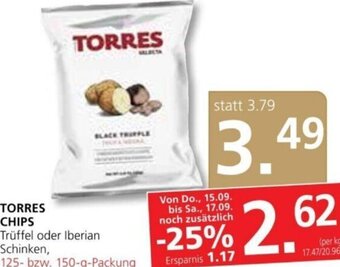 Spar Torres Chips 150 g Angebot
