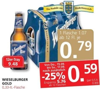 Spar Wieselburger Gold 0,33 lt Angebot