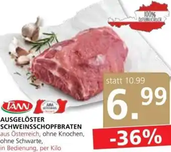 Spar Ausgelöster Schweinsschopfbraten per kilo Angebot