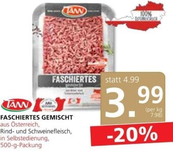 Spar Faschiertes Gemischt 500 g Angebot
