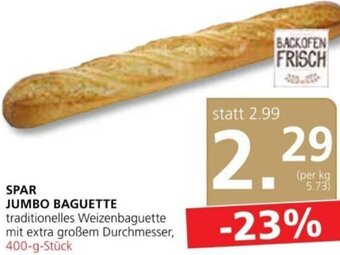 Spar Spar Jumbo Baguette 400 g Angebot