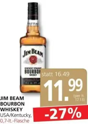 Spar Jim Beam Bourbon Whiskey 0,7 lt Angebot
