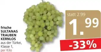 Spar Frische Sultanas Trauben Kernlos Angebot