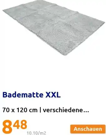 Action Badematte XXL 70 x 120 cm Angebot