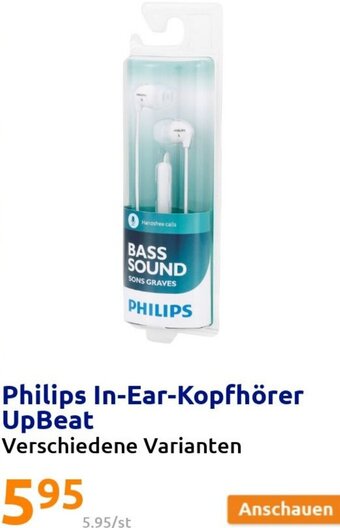 Action Philips In-Ear-Kopfhörer UpBeat Angebot