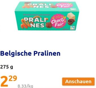 Action Belgische Pralinen 275 g Angebot