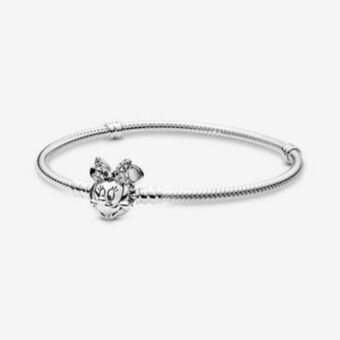 Pandora Disney pavé minnie maus-kugelverschluss schlangen-gliederarmband Angebot