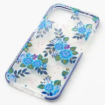 Claire's Navy blue floral phone case - fits iphone 12 pro max Angebot
