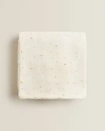 ZARA HOME Doppellagiges handtuch mit monden und sternen Angebot