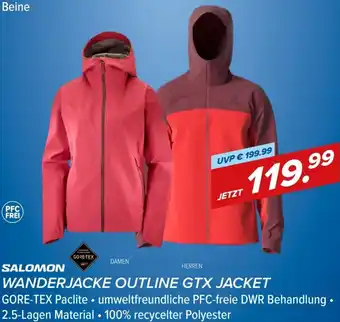 Hervis Salomon Wanderjacke Outline GTX Jacket Angebot