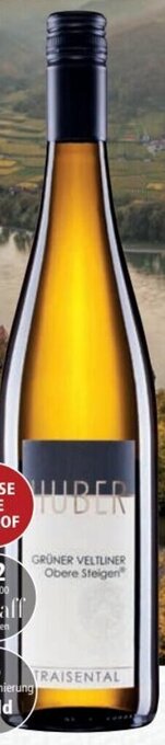 Interspar Markus Huber Grüner Veltliner Traisental DAC Obere Steigen Bio 2021 0,75 l Angebot
