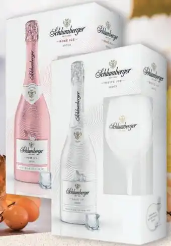 Interspar Schlumberger Sekt White Ice Secco & Glas oder Sekt Rosé Ice Secco & Glas 0,75L Angebot
