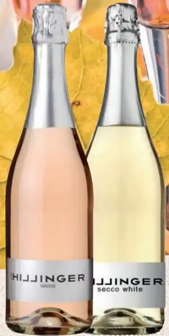 Interspar Hillinger Secco Rosé oder Secco White 0,75l Angebot