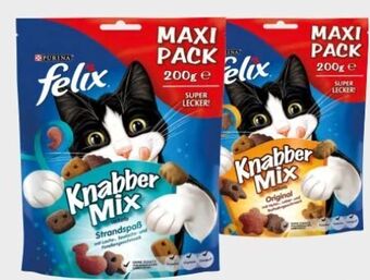 Interspar Felix knabber mix katzensnacks Angebot