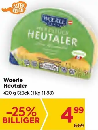 Billa Woerle Heutaler 420 g Angebot