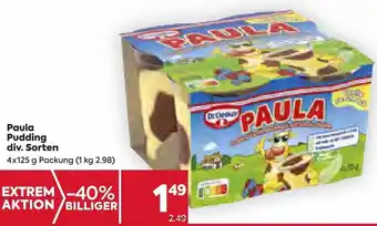 Billa Paula Pudding 4x125 g Angebot