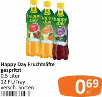 Kastner Happy Day Fruchtsäfte gespritzt 0,5 Liter Angebot