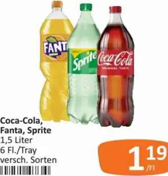 Kastner Coca-Cola, Fanta, Sprite 1,5 Liter Angebot