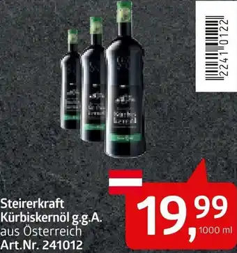 AGM Steirerkraft Kürbiskernöl g.g.A 1000ml Angebot
