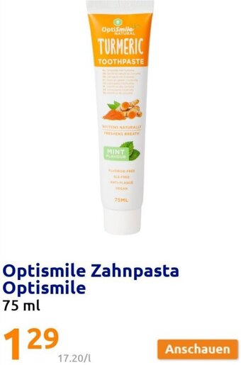 Action Optismile Zahnpasta Optismile 75 ml Angebot