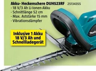 Bauhaus Akku-heckenschere duh523rf Angebot