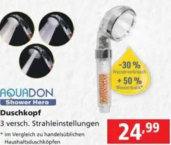 Pagro Diskont AquaDon Duschkopf Angebot