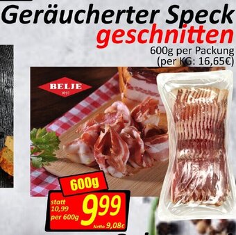 Wurstico Geräucherter Speck 600g Angebot