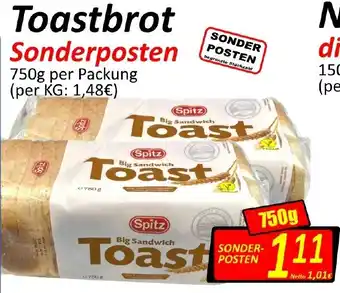 Wurstico Toastbrot 750g Angebot