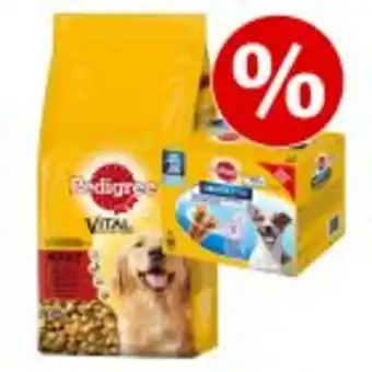 Zooplus 15 kg pedigree trockenfutter + dentastix hundesnacks zum sonderpreis! Angebot