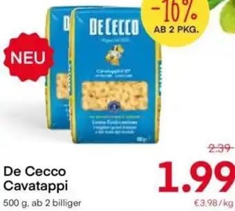 MPreis De Cecco Cavatappi 500 g Angebot