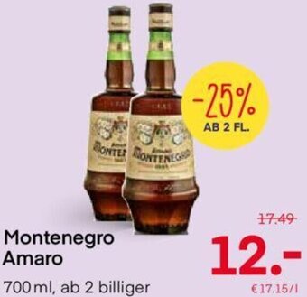 MPreis Montenegro Amaro 700 ml Angebot