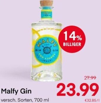 MPreis Malfy Gin 700 ml Angebot