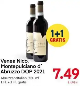 MPreis Venea Nico, Montepulciano d' Abruzzo DOP 2021 750ml Angebot