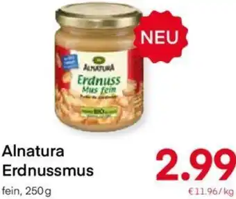MPreis Alnatura Erdnussmus 250 g Angebot