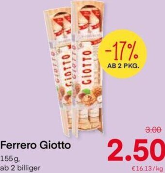 MPreis Ferrero Giotto 155 g Angebot