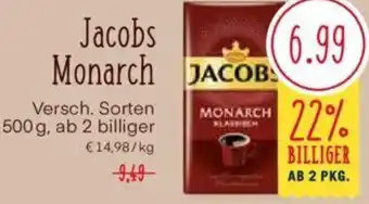 MPreis Jacobs Monarch 500 g Angebot