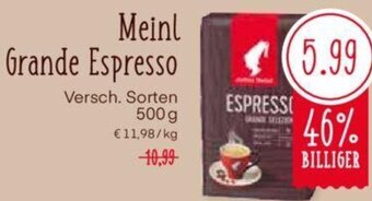 MPreis Meinl Grande Espresso 500 g Angebot