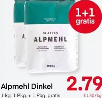 MPreis Alpmehl Dinkel 1 kg Angebot