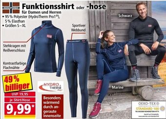 Norma funktionsshirt oder Hose Angebot