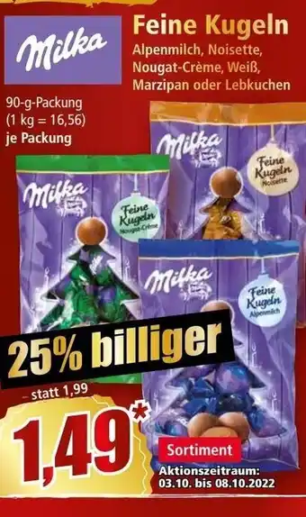 Norma Feine Kugeln 90 g Angebot