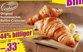 Norma Goldblume Original Französis ches Butter-Croissant 70 g Angebot