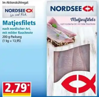 Norma Nordsee Matjesfilets 200 g Angebot