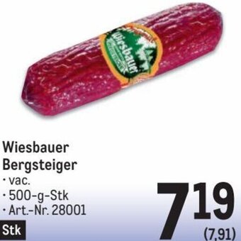 Metro Wiesbauer Bergsteiger 500 g Angebot