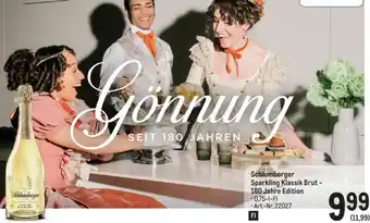 Metro Schlumberger Sparkling Klassik Brut-180 Jahre Edition 0,75 l Angebot