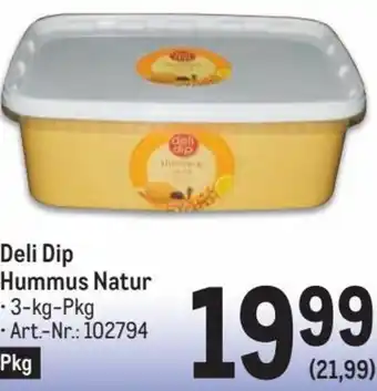 Metro Deli Dip Hummus Natur 3 kg Angebot
