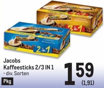Metro Jacobs Kaffeesticks 2/3 IN 1 Angebot